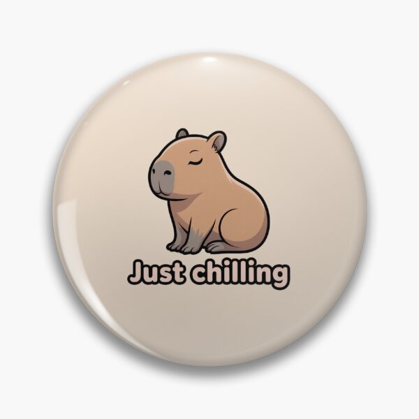 Item preview, capybara - just chilling designed and sold by 123ks.