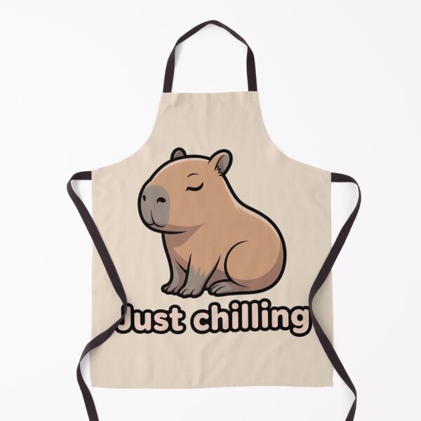 Item preview, capybara - just chilling designed and sold by 123ks.