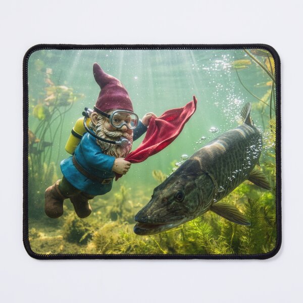 Item preview, Matador Gnome Taunts Muskellunge designed and sold by Tridentulus.
