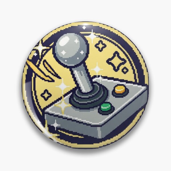 Artikelvorschau, Retro-Weltraum-Arcade-Joystick-Pixel-Art entworfen und verkauft von Dzblack.