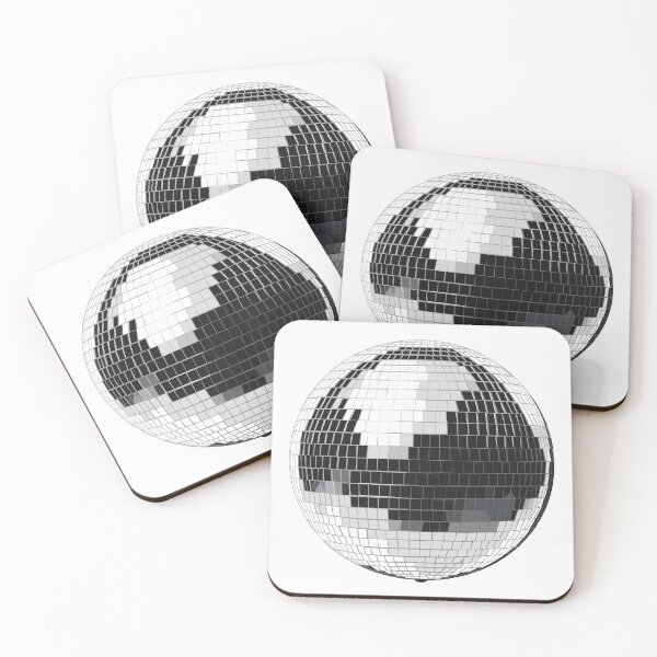 Item preview, Disco Mirror Ball | Realistic Chrome Reflection | Party Aesthetic Sticker designed and sold by inkfusionhub99.