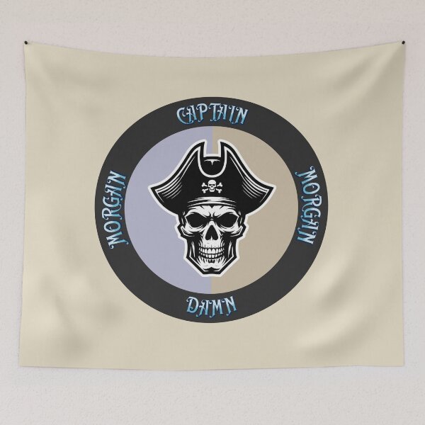 Item preview, pirate skull designed and sold by wildforcedesign.