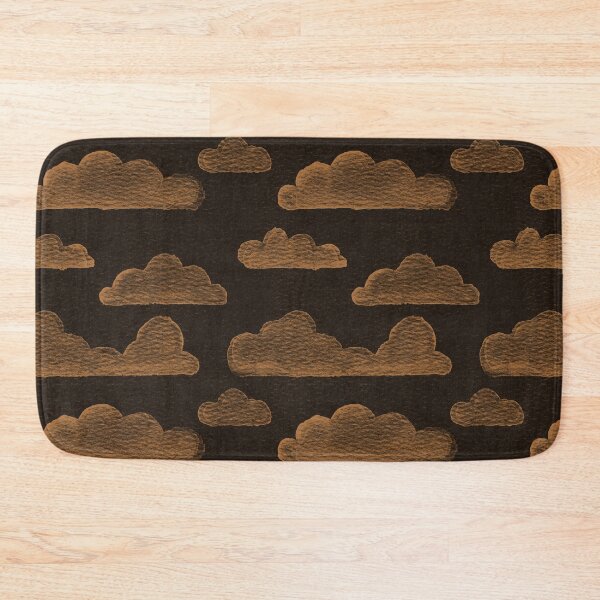Item preview, Dreamtime Clouds Watercolor Pattern - Coal + Rust designed and sold by Irene Estelle.