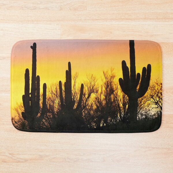 Artikelvorschau, Atemberaubender Sonnenuntergang mit Saguaro-Kaktus entworfen und verkauft von simonjayphotos.