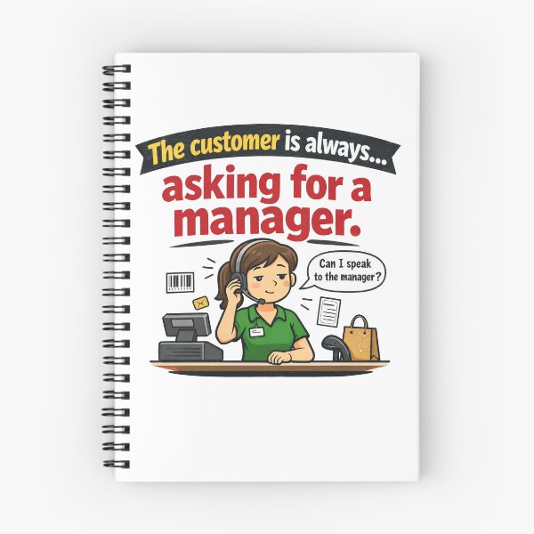 Item preview, Asking for Manager Funny Customer Service designed and sold by CoolTShirtDesign.