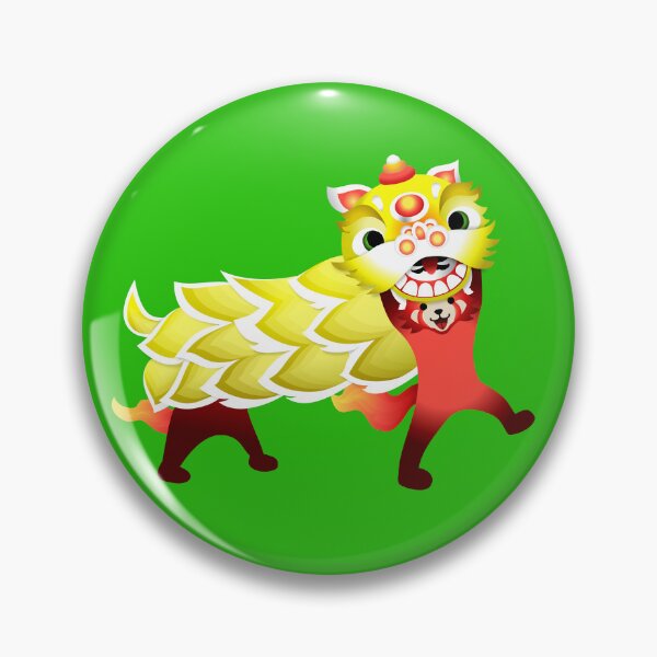 Item preview, Fire Panda Lion Dance designed and sold by fishbirdstudios.