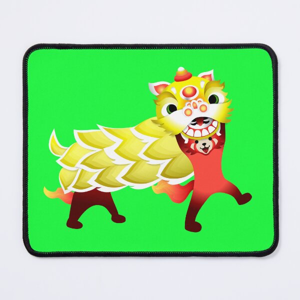 Item preview, Fire Panda Lion Dance designed and sold by fishbirdstudios.