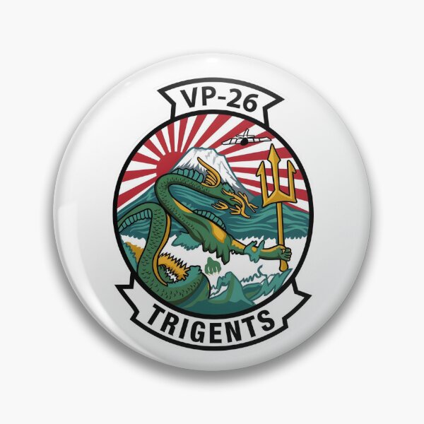Item preview, The Trident's Reach: VP-26 Trigents Patrol Squadron Insignia designed and sold by CharlieDesings.
