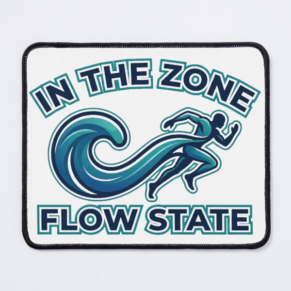 Item preview, In The Zone - Flow State Sports Psychology Design designed and sold by UkrainianSpain.