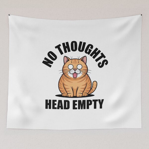 Item preview, One Orange Braincell Derpy Cat Mental Health Art designed and sold by Mr-wow.