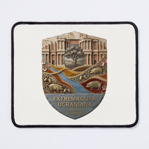 Item preview, Ukrainian Extremadura: Cultural Fusion Texture Art (Ancient Heritage) designed and sold by UkrainianSpain.