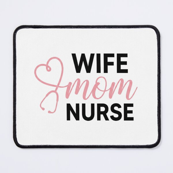 Item preview, Wife Mom Nurse Tee – Simple & Elegant Mother’s Day Shirt designed and sold by relso.