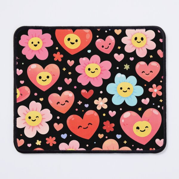 Item preview, Cute Heart Flower Pattern Romantic Floral Love Aesthetic Design designed and sold by PunchDrop.