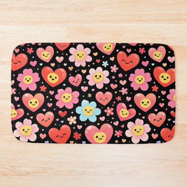 Item preview, Cute Heart Flower Pattern Romantic Floral Love Aesthetic Design designed and sold by PunchDrop.