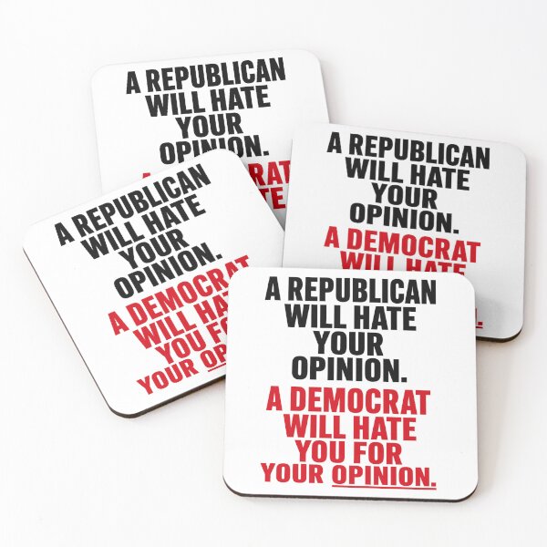 Item preview, A Republican Will Hate Your Opinion A Democrat Will Hate You For Your Opinion T-Shirt, Political Humor Gift, Debate Graphic Tee designed and sold by Maravillio.