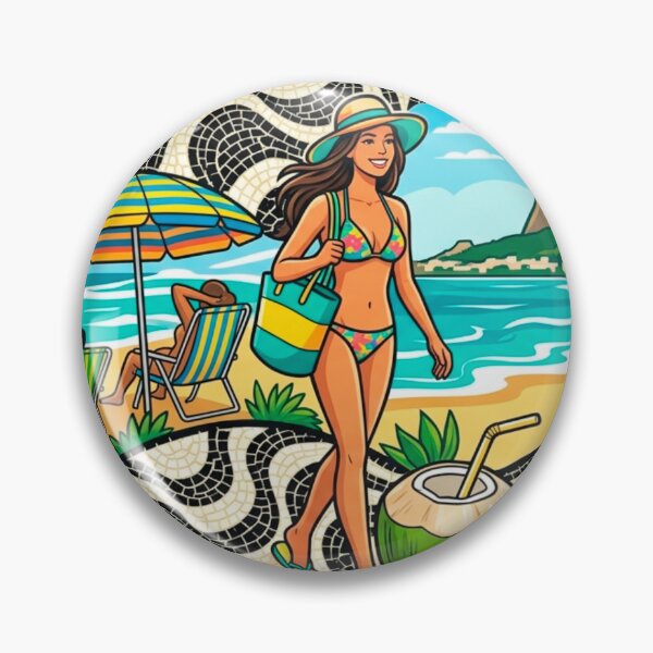 Item preview, Rio de Janeiro: Vibrant Beach Life designed and sold by edstorebeaches.
