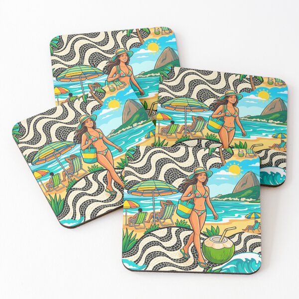 Item preview, Rio de Janeiro: Vibrant Beach Life designed and sold by edstorebeaches.
