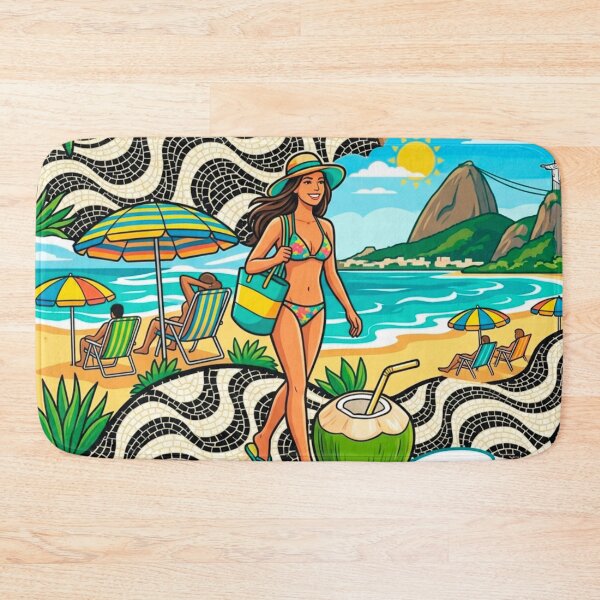 Item preview, Rio de Janeiro: Vibrant Beach Life designed and sold by edstorebeaches.