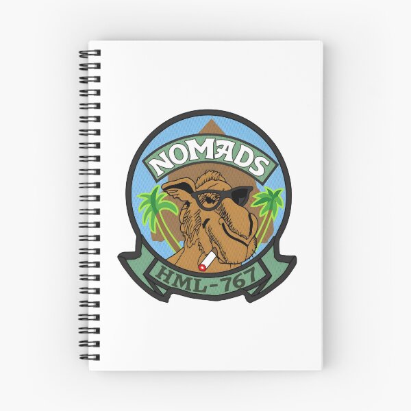 Item preview, The Desert Drifters: HML-767 Nomads Squadron Emblem designed and sold by CharlieDesings.