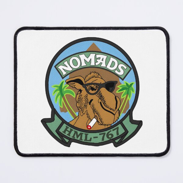 Item preview, The Desert Drifters: HML-767 Nomads Squadron Emblem designed and sold by CharlieDesings.