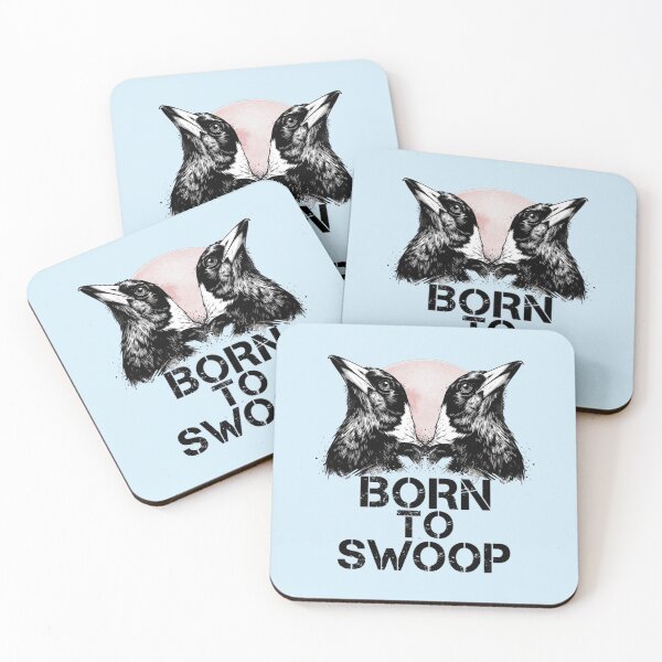 Item preview, Swoop magpie funny Australian saying "born to swoop" Australia Gift Men Woman Kids  designed and sold by Taylor  ART.