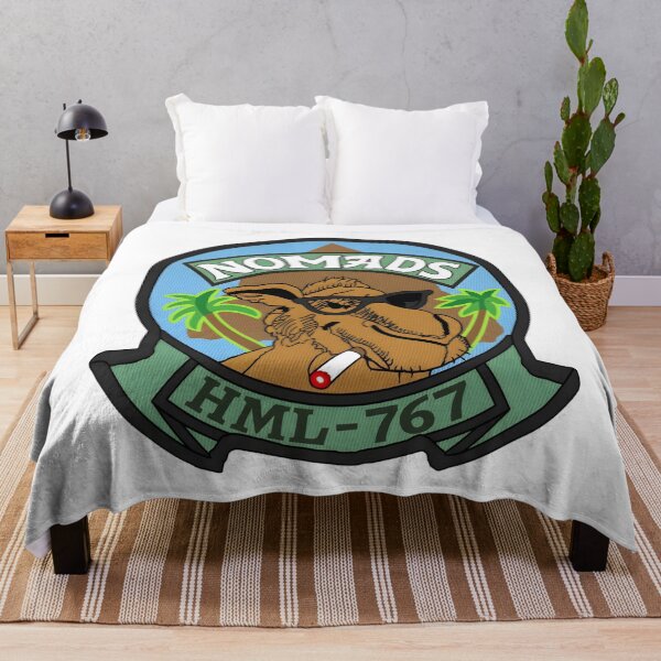 Item preview, The Desert Drifters: HML-767 Nomads Squadron Emblem designed and sold by CharlieDesings.