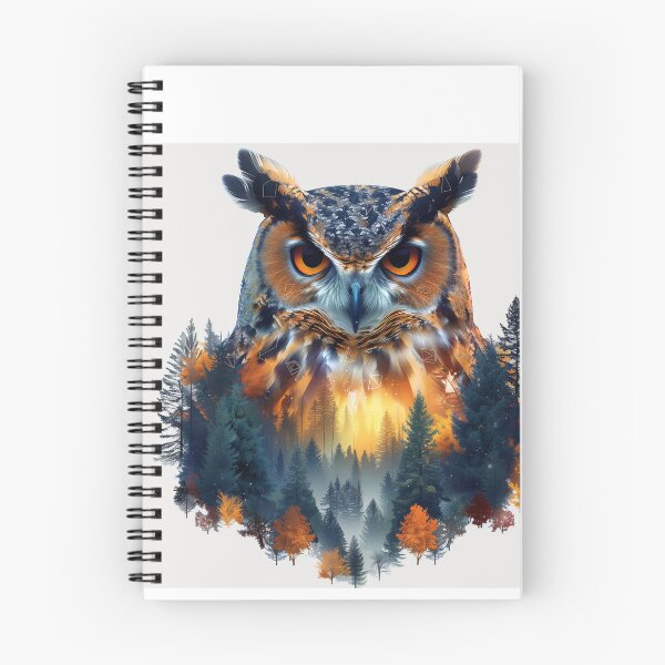 Item preview, Wild Forest Owl designed and sold by InnerByJonas.