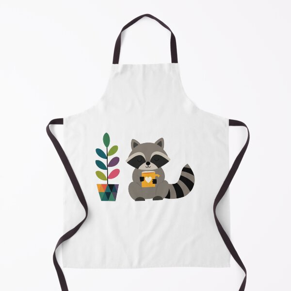Item preview, Lindo y acogedor mapache con café designed and sold by OlhaDreamArt.