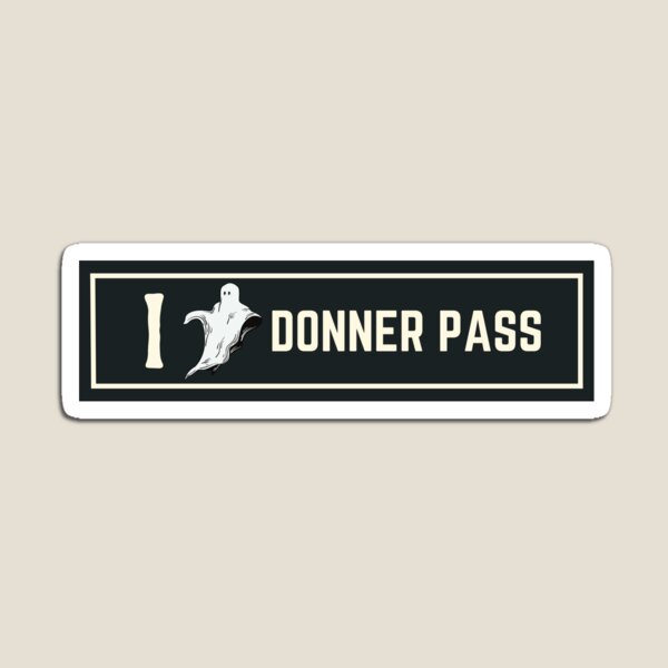 Item preview, I Love Donner Pass Haunted Souvenir Bumper Sticker designed and sold by GhostlyWorld.