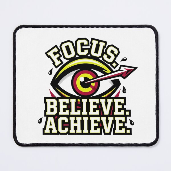 Item preview, Focus. Believe. Achieve. Athletic Arrow & Eye Logo designed and sold by UkrainianSpain.