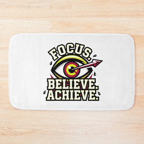 Item preview, Focus. Believe. Achieve. Athletic Arrow & Eye Logo designed and sold by UkrainianSpain.