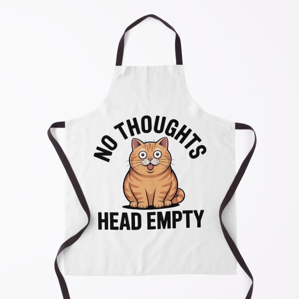 Item preview, No Thoughts Head Empty Funny Cat Lover Gift designed and sold by Mr-wow.