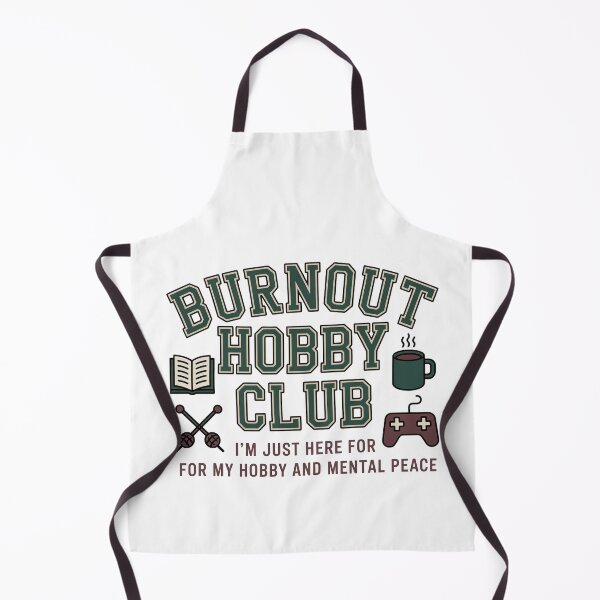 Item preview, Burnout Hobby Club Funny Mental Health Design designed and sold by WikaKowalczyk.