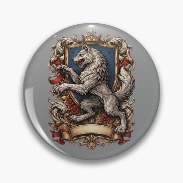 Item preview, Wolf crest designed and sold by Foolkiller88.