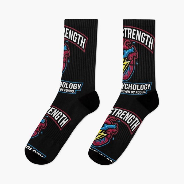 Item preview, Mental Strength - Heart & Lightning Sports Psychology Design designed and sold by UkrainianSpain.