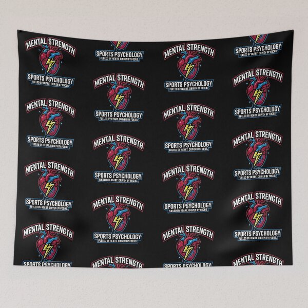 Item preview, Mental Strength - Heart & Lightning Sports Psychology Design designed and sold by UkrainianSpain.