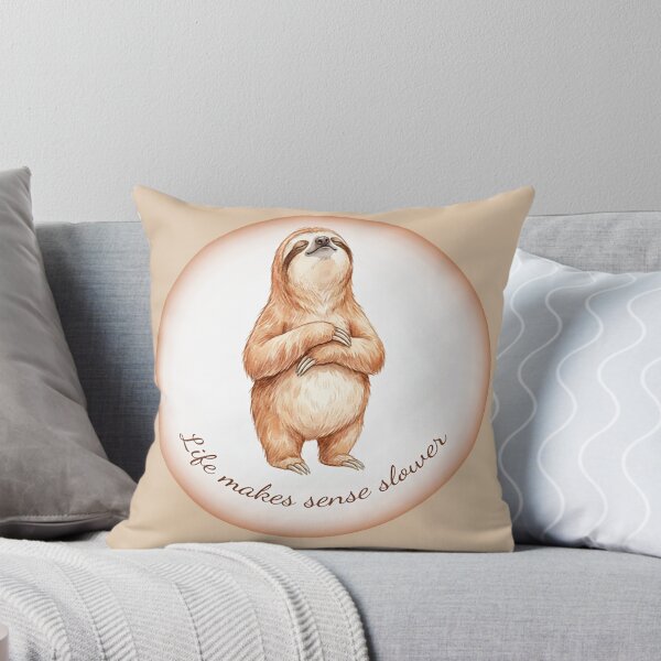 Item preview, Sloth Philosophy #05 - Life Makes Sense Slower  designed and sold by Quiet Joy Studio.