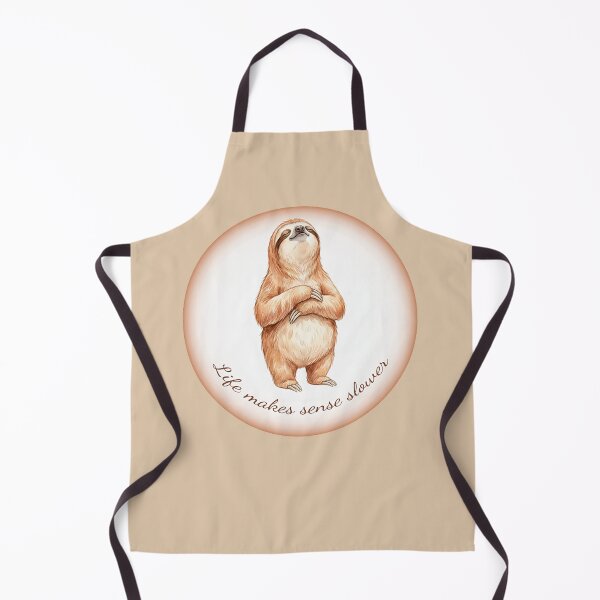 Item preview, Sloth Philosophy #05 - Life Makes Sense Slower  designed and sold by Quiet Joy Studio.