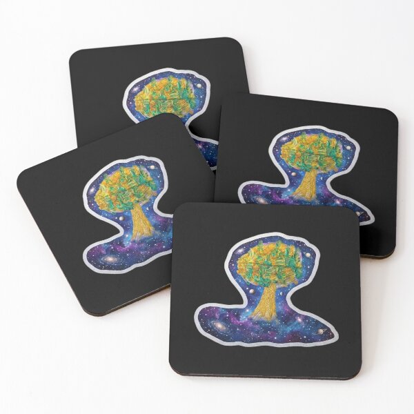 Item preview, Cosmic Tree of Life: Golden Growth in the Universe designed and sold by UkrainianSpain.