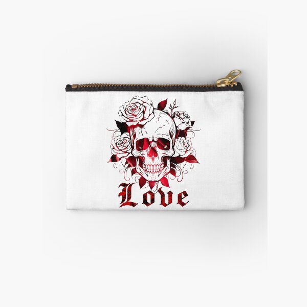 Item preview, Love and Death – Skull with Roses Design designed and sold by ANoelleART.