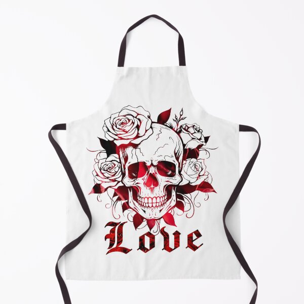 Item preview, Love and Death – Skull with Roses Design designed and sold by ANoelleART.