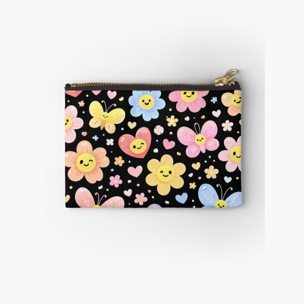 Item preview, Cute Flower Pattern Kawaii Floral Butterflies Colorful Design designed and sold by PunchDrop.