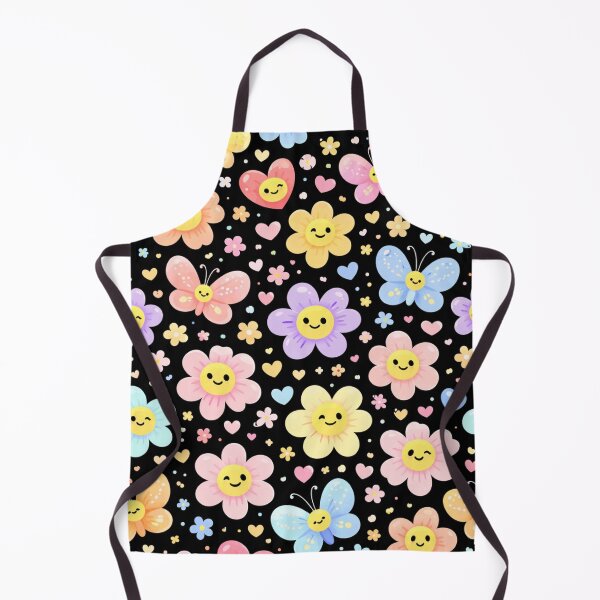 Item preview, Cute Flower Pattern Kawaii Floral Butterflies Colorful Design designed and sold by PunchDrop.