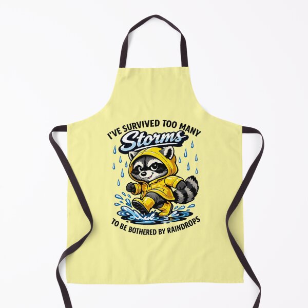 Item preview, Survived the Storms — Playful Raccoon Resilience Design designed and sold by FrescoDesign.