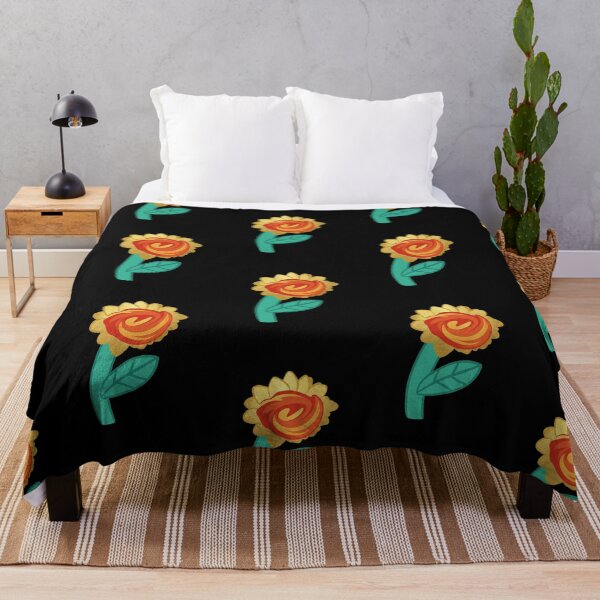 Item preview, Golden Sunflower Bloom with Abstract Rose Center designed and sold by UkrainianSpain.