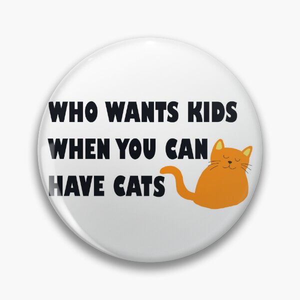 Item preview, Who Wants Kids When You Can Have Cats (Orange Cat)(Transparent Background) designed and sold by Designs by Sara Felton.
