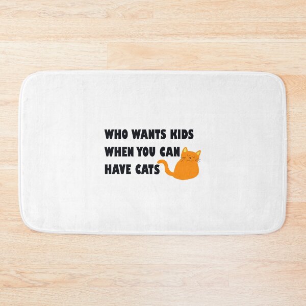 Item preview, Who Wants Kids When You Can Have Cats (Orange Cat)(Transparent Background) designed and sold by Designs by Sara Felton.