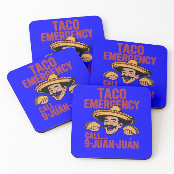 Item preview, Funny Taco Eating Design TACO EMERGENCY call... 9-JUAN-JUAN designed and sold by fantasticdesign.