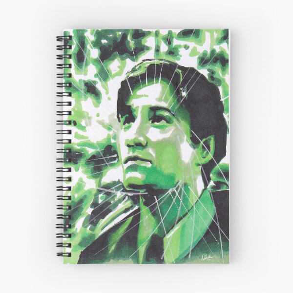 Item preview, Spooky Mulder Art Print — The X-Files Fan Art, 90s Sci-Fi TV Gift designed and sold by NathanRuchArt.