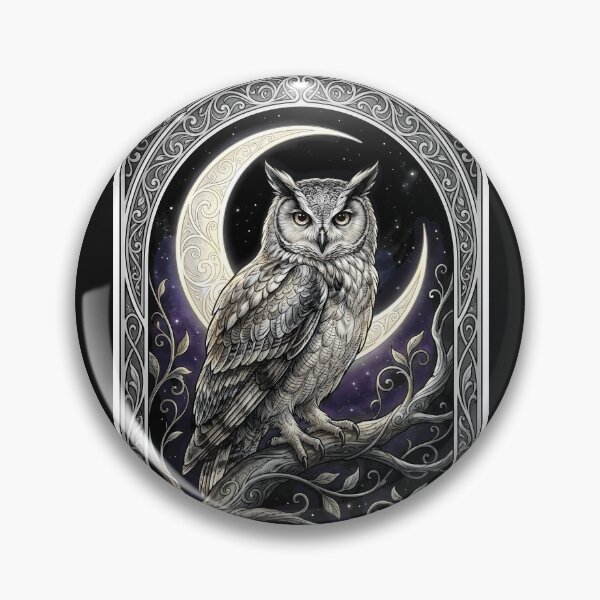 Item preview, Moonlit Owl designed and sold by JacquiTaylorArt.